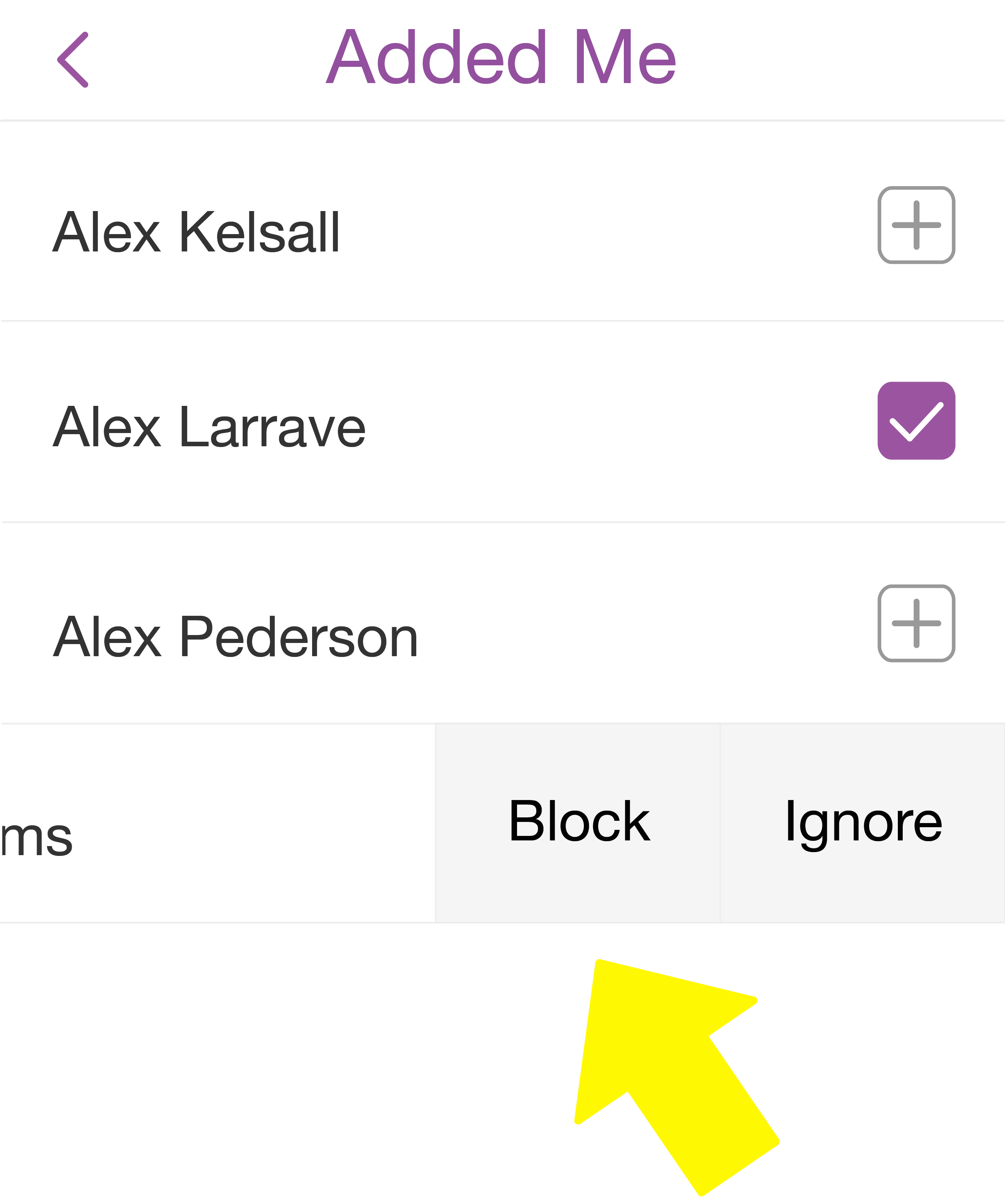 Snapchat | Support : Deleting and Blocking Friends